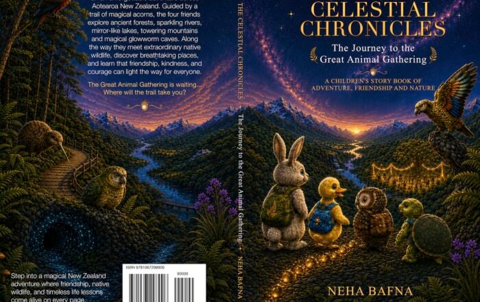 THE CELESTIAL CHRONICLES The Journey to the Great Animal Gathering_Top Ranked Childrens Book in New Zealand by Neha Bafna